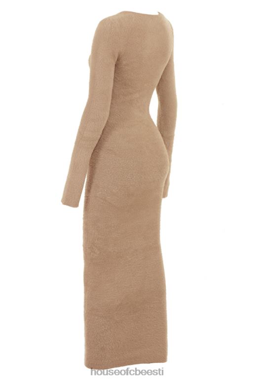 lucille camel fuzzy maxi kleit House of CB JZJ4T312 Riietus