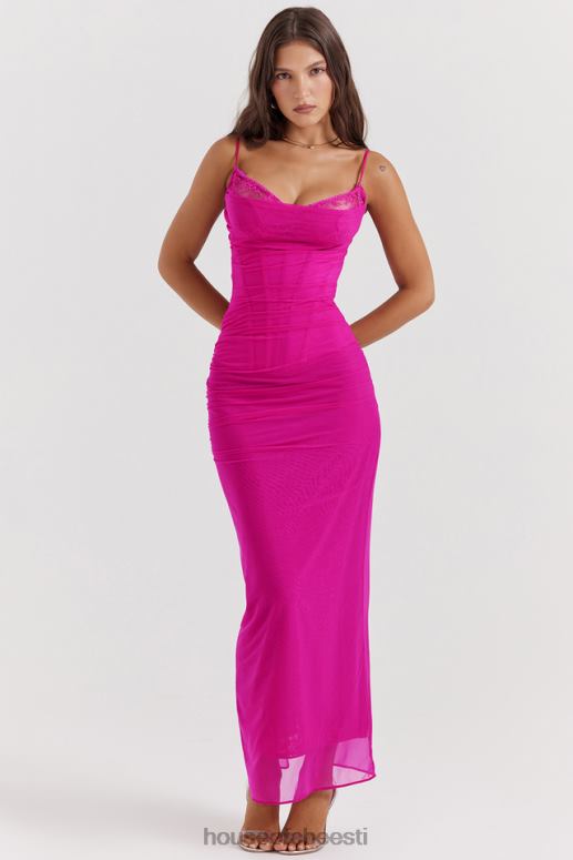 nalini fuksia maxi kleit House of CB JZJ4T197 Riietus