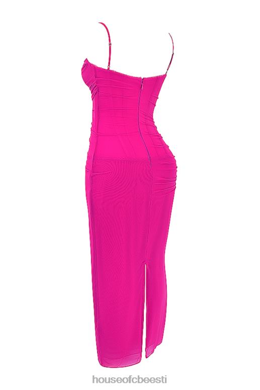 nalini fuksia maxi kleit House of CB JZJ4T197 Riietus