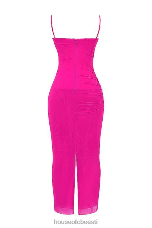 nalini fuksia maxi kleit House of CB JZJ4T197 Riietus