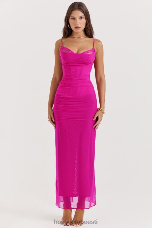 nalini fuksia maxi kleit House of CB JZJ4T197 Riietus