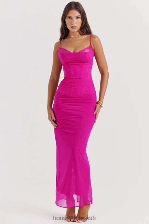 nalini fuksia maxi kleit House of CB JZJ4T197 Riietus