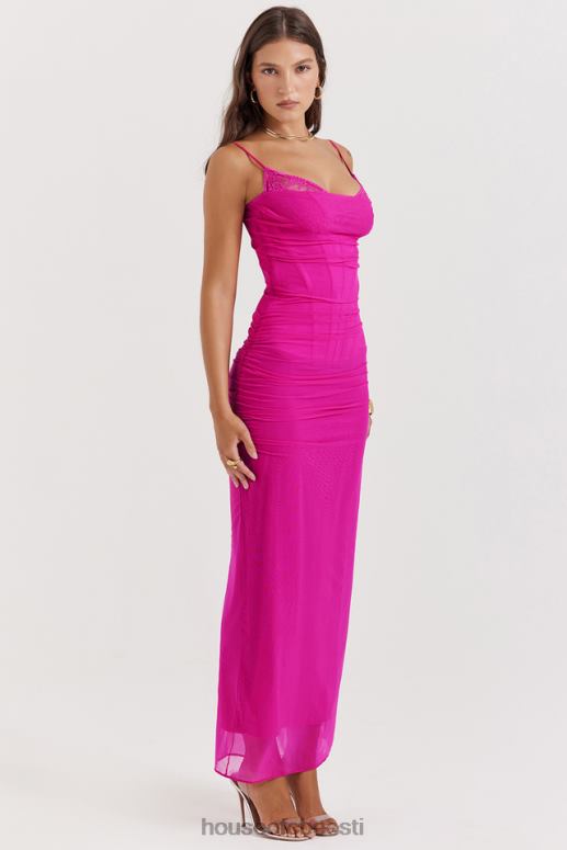 nalini fuksia maxi kleit House of CB JZJ4T197 Riietus