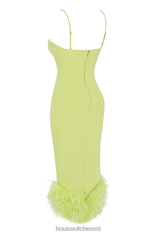 alessia lime midi kleit House of CB JZJ4T420 Riietus