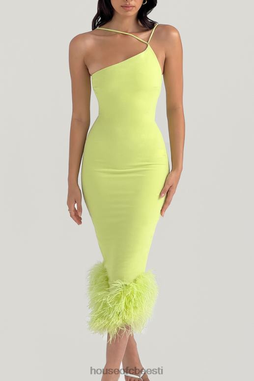 alessia lime midi kleit House of CB JZJ4T420 Riietus