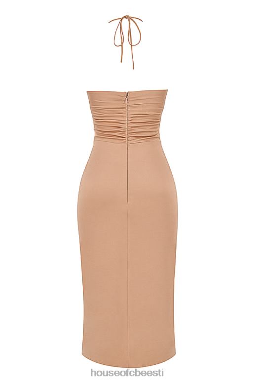 kasia caramel cutout midi kleit House of CB JZJ4T545 Riietus