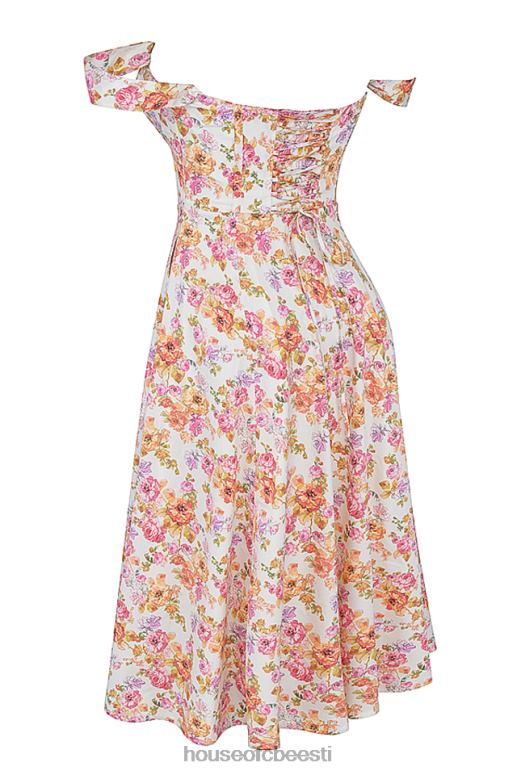 saira elevandiluu lilleline midi sundress House of CB JZJ4T248 Riietus