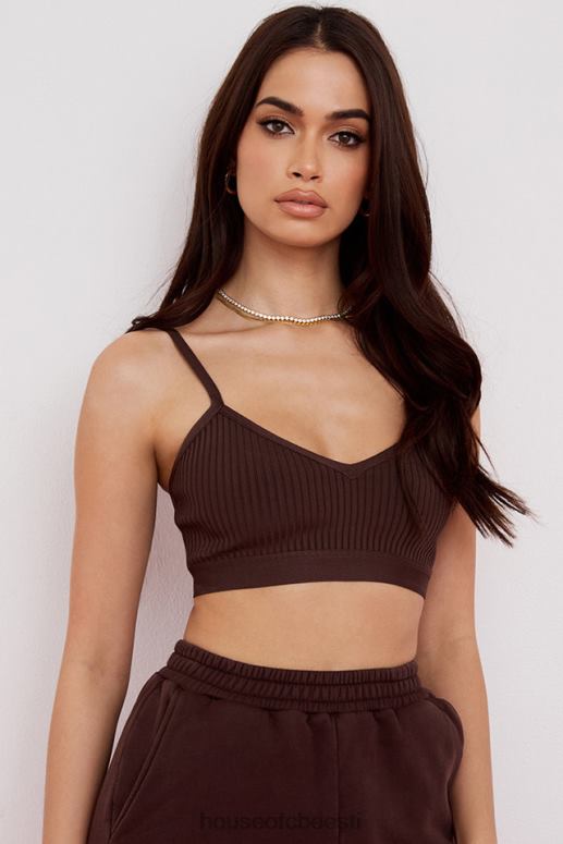 evie pruun sidemega bralette House of CB JZJ4T760 Riietus