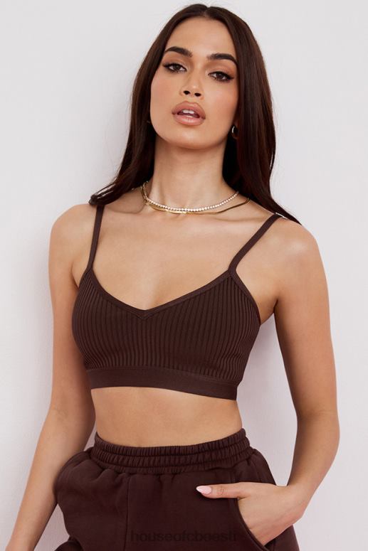 evie pruun sidemega bralette House of CB JZJ4T760 Riietus