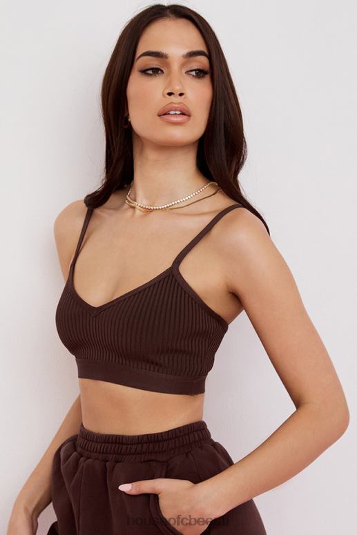 evie pruun sidemega bralette House of CB JZJ4T760 Riietus